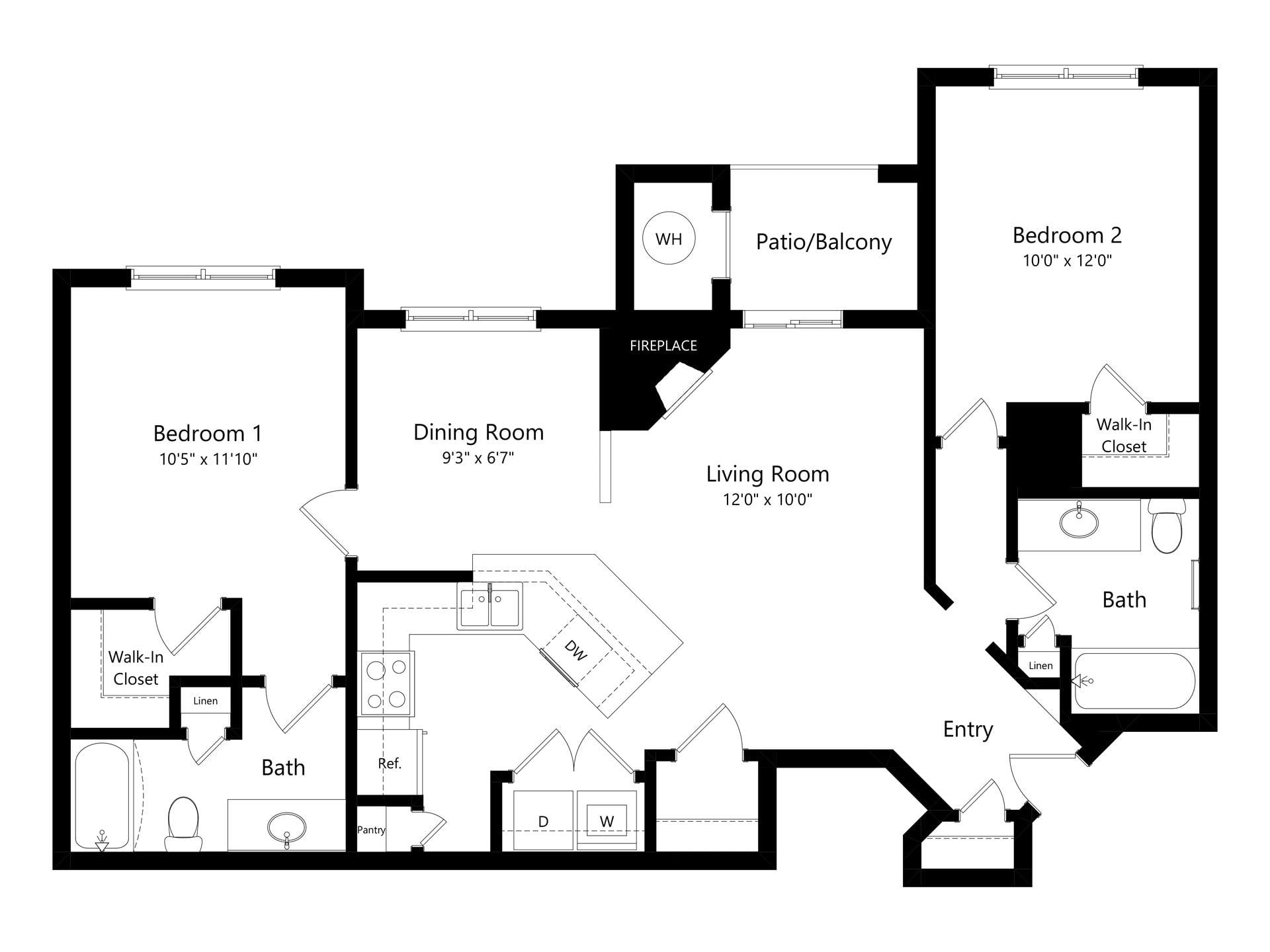 Chambers Bay Premium floor plan