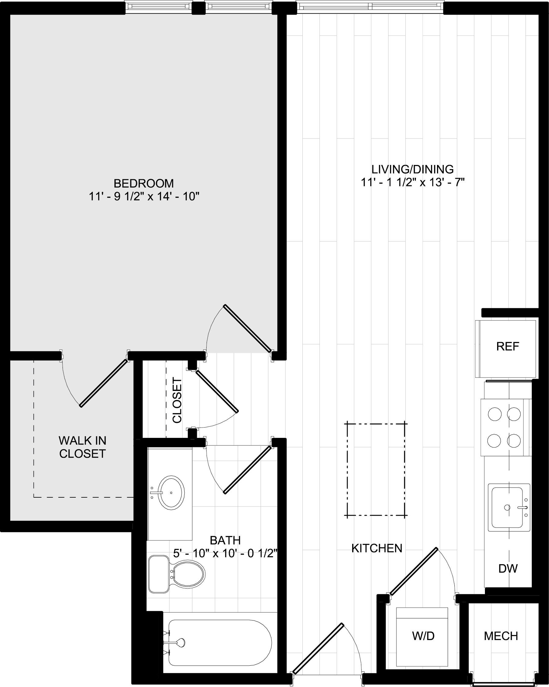A1M floor plan