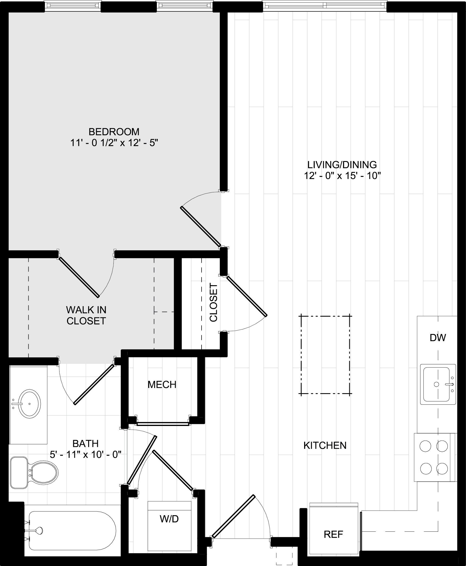 A1D floor plan