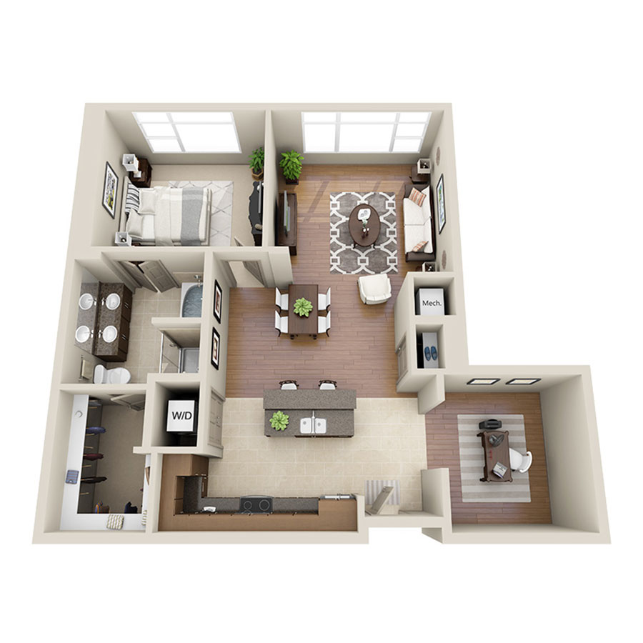 I floor plan