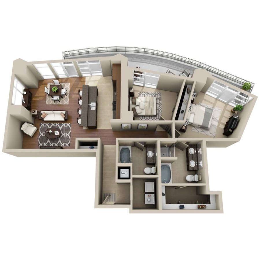 P floor plan