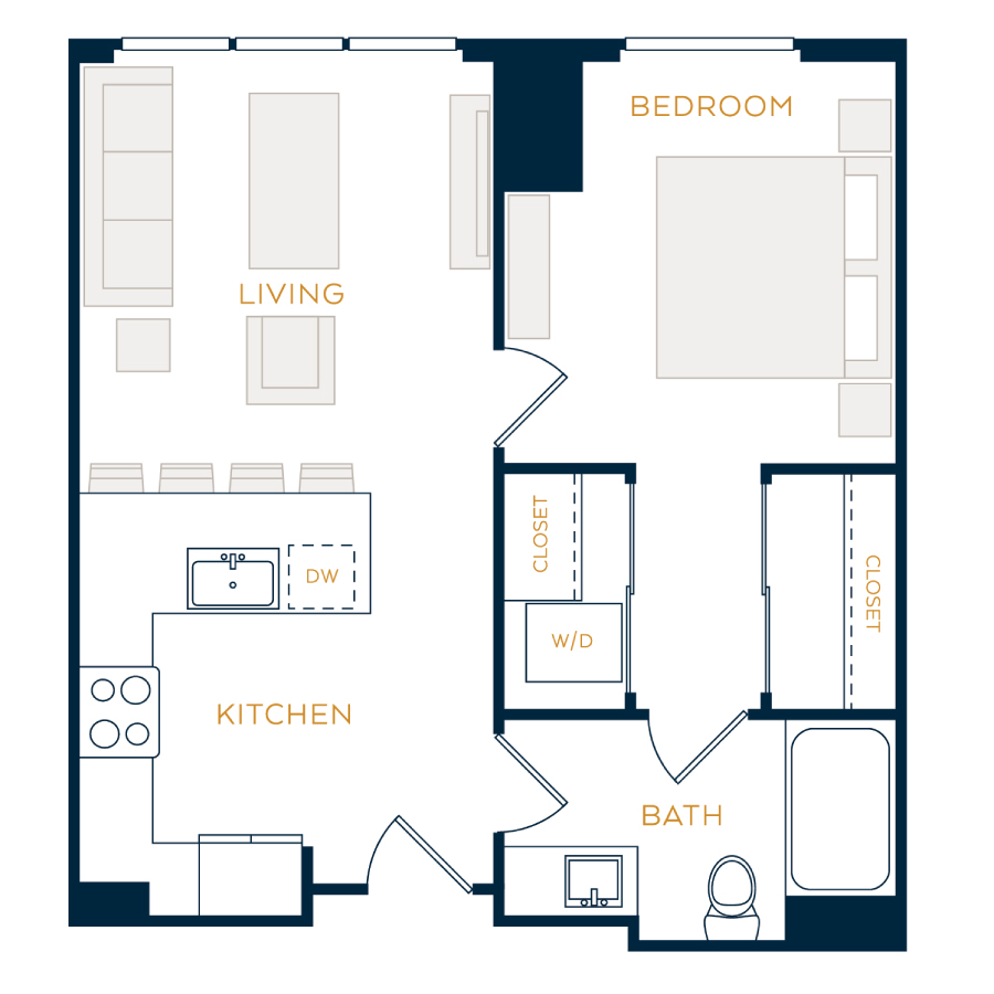A6 floor plan