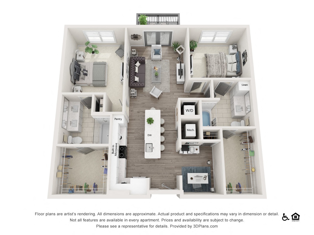B3- Amber floor plan