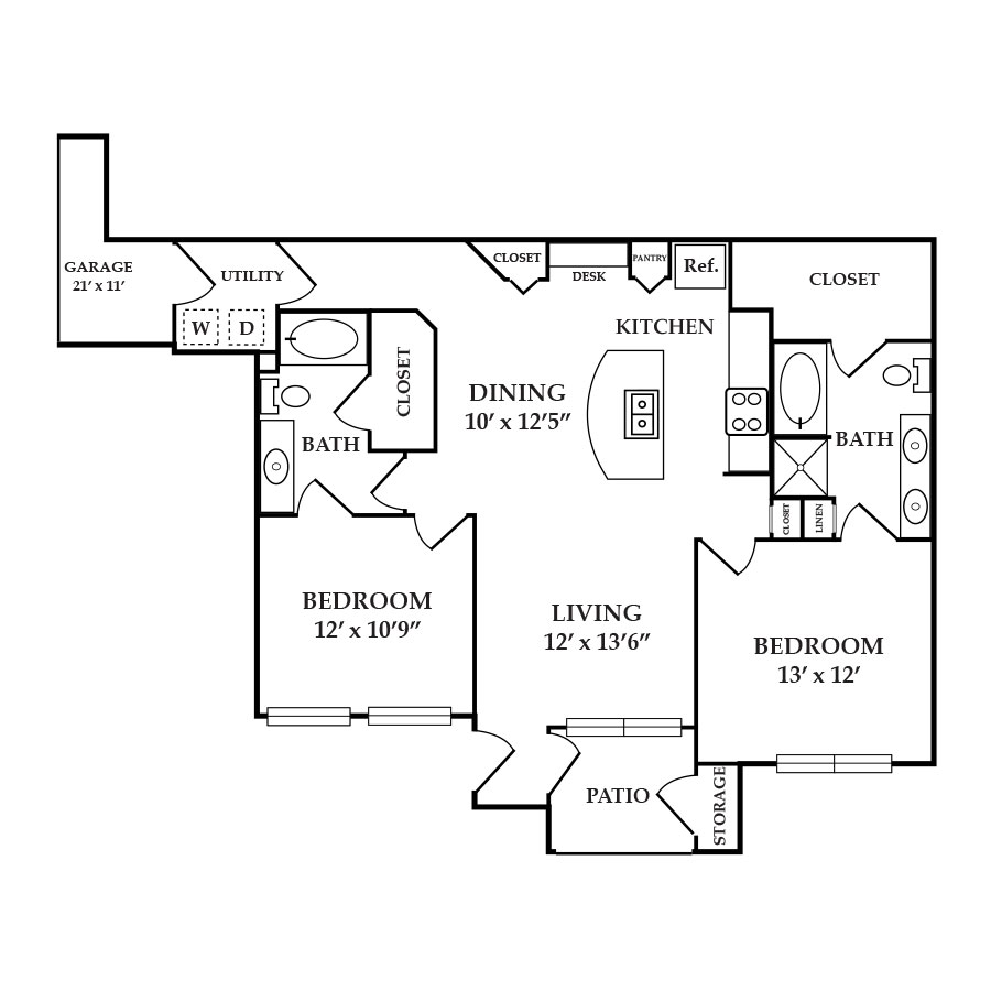 Mystic floor plan