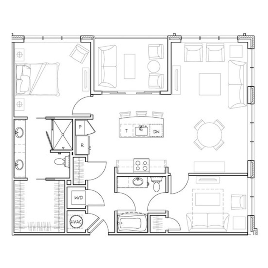 2E floor plan