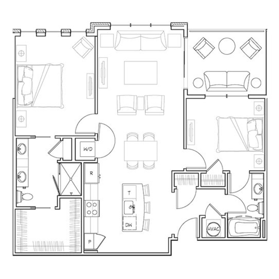 2MF floor plan