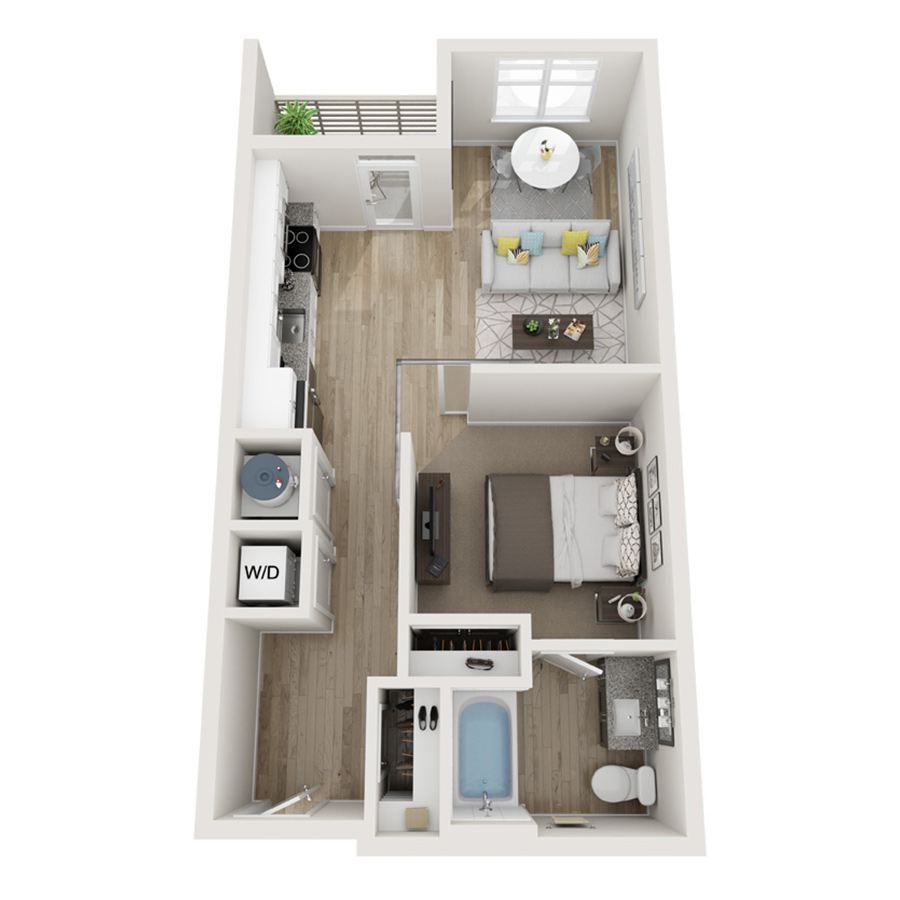 The Welles floor plan