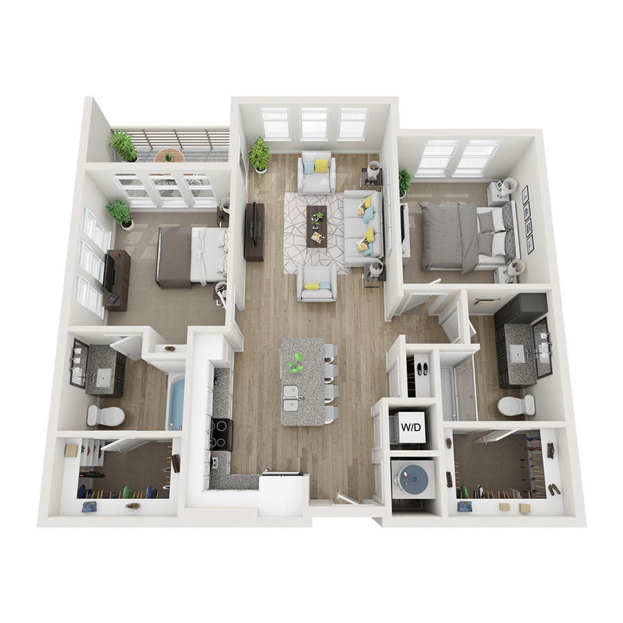 The Fletcher floor plan