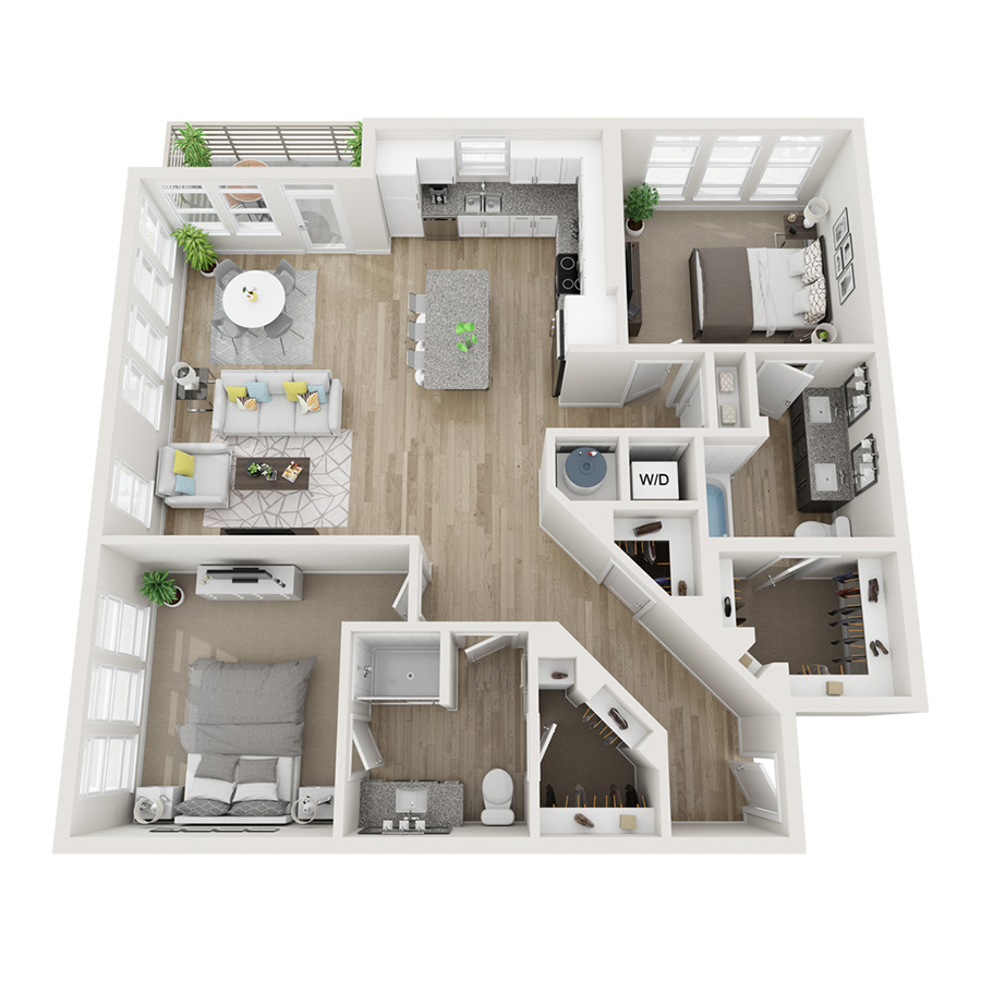 The Halston floor plan