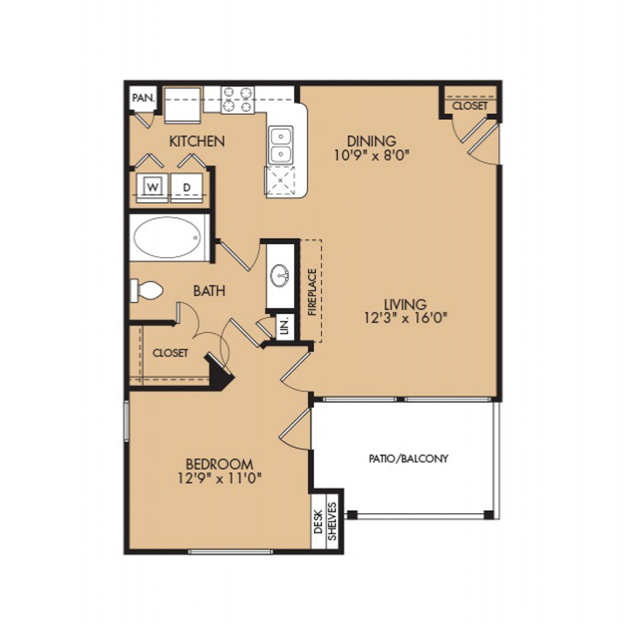 A2 LR -1x1 floor plan