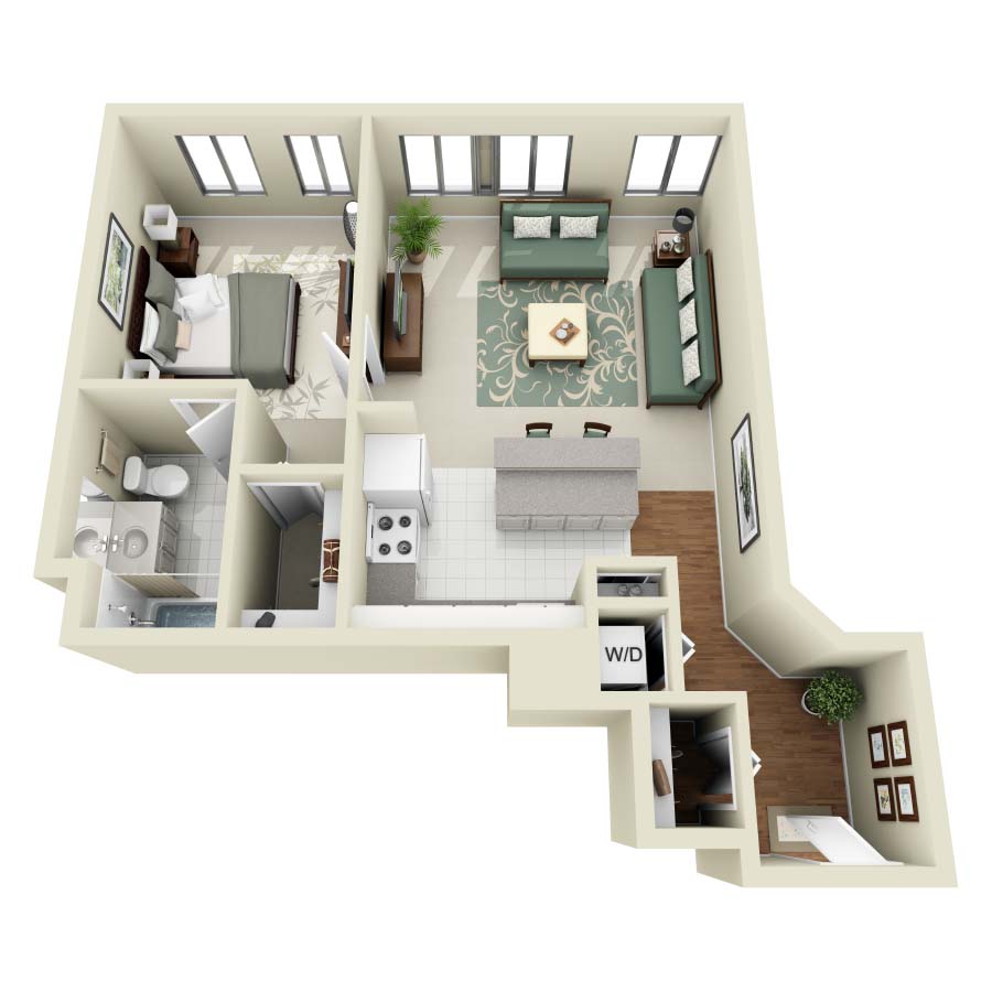 Unit 0901 floor plan
