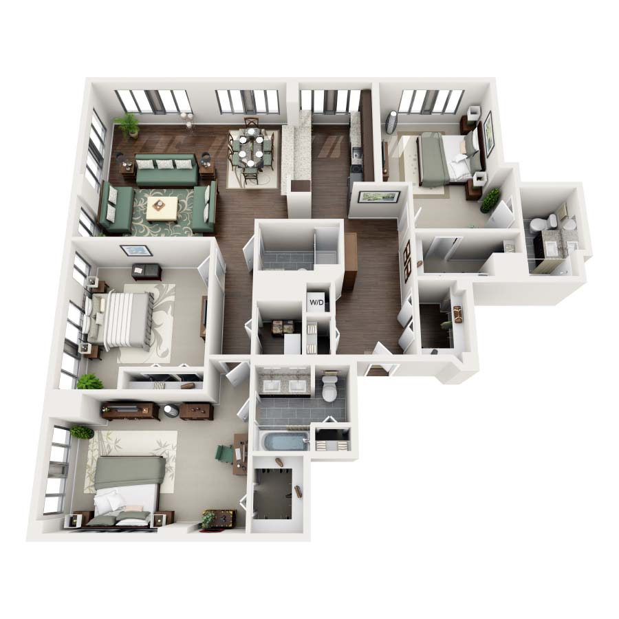 Unit 3206 floor plan