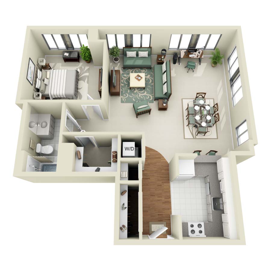 Unit 1805 floor plan