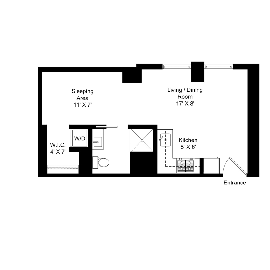 Unit 718 floor plan