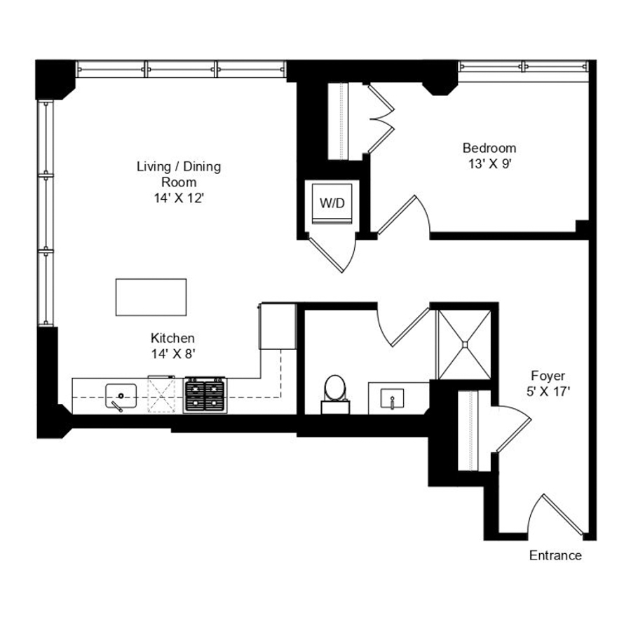 Unit 314 floor plan