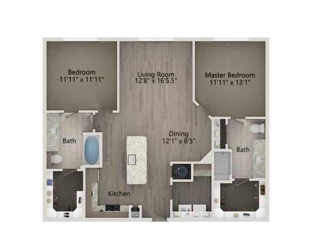 B2A floor plan