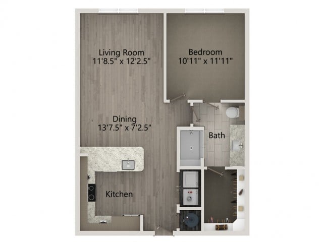 A2 floor plan