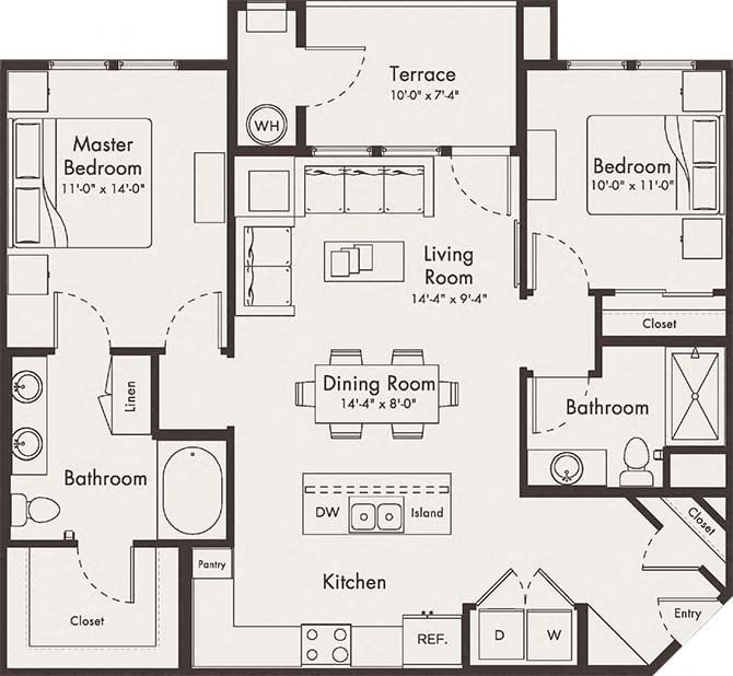 Fuchsia floor plan