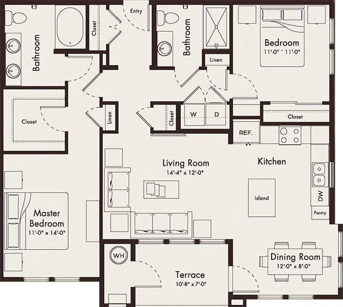 Gardenia floor plan