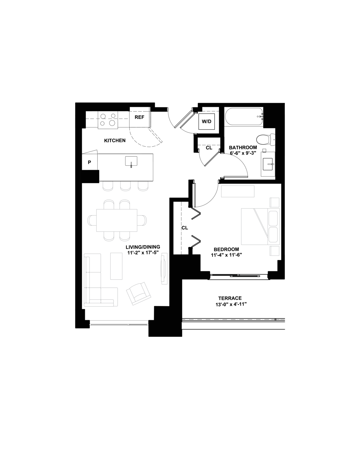 1A floor plan