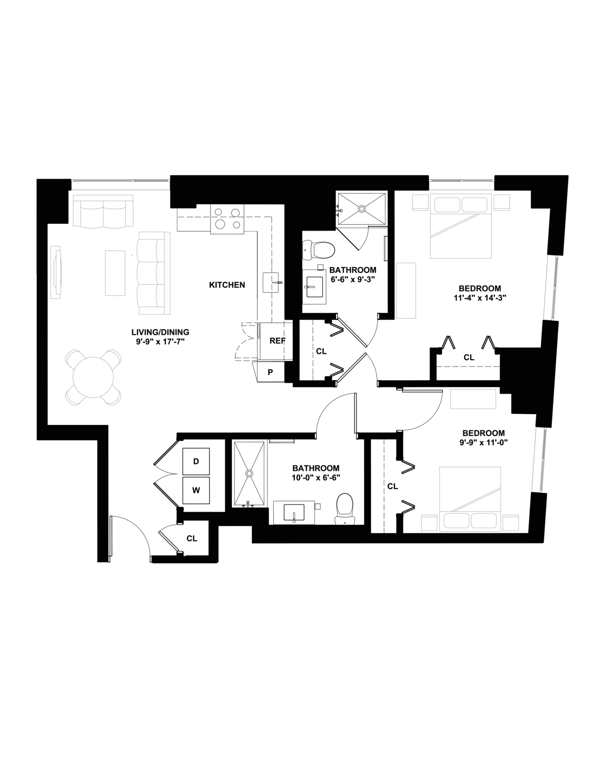 D2-HC floor plan