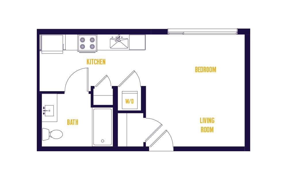 Studio-S1.0 floor plan