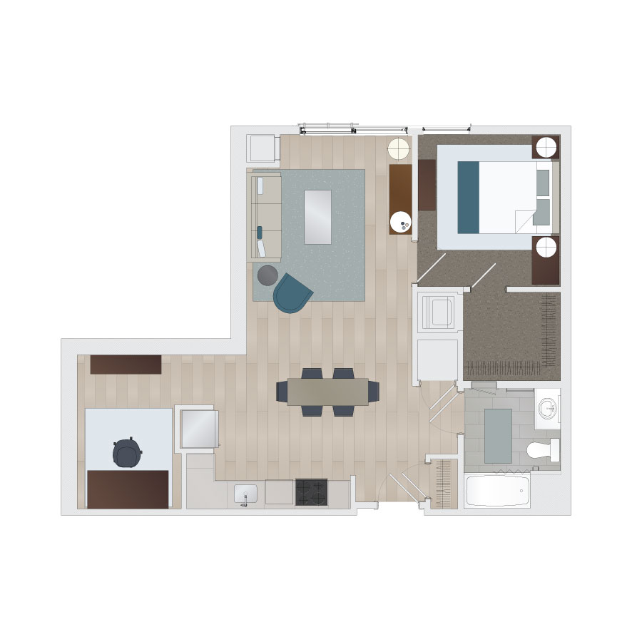 A1N floor plan