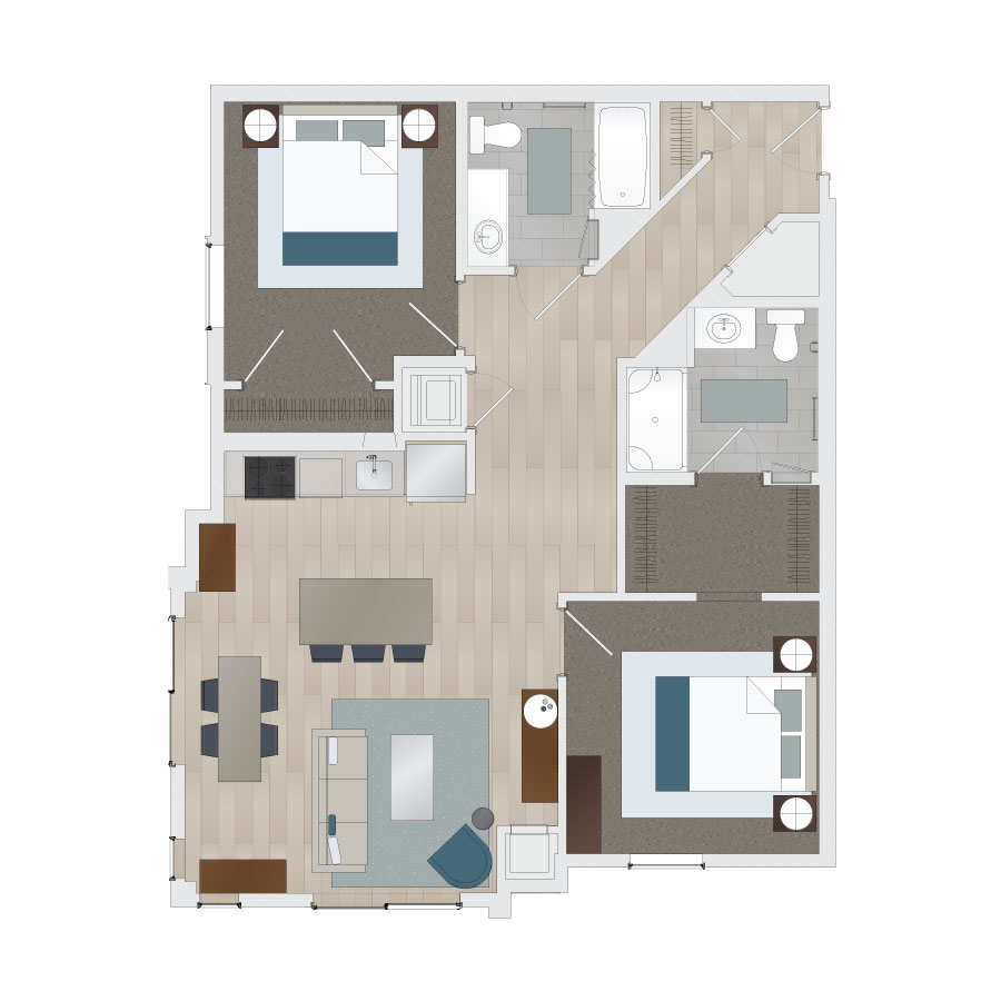 B2B floor plan