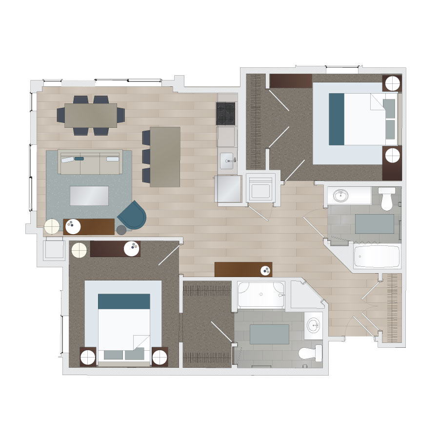 B2D floor plan