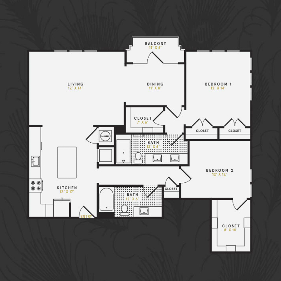 The Claflin floor plan