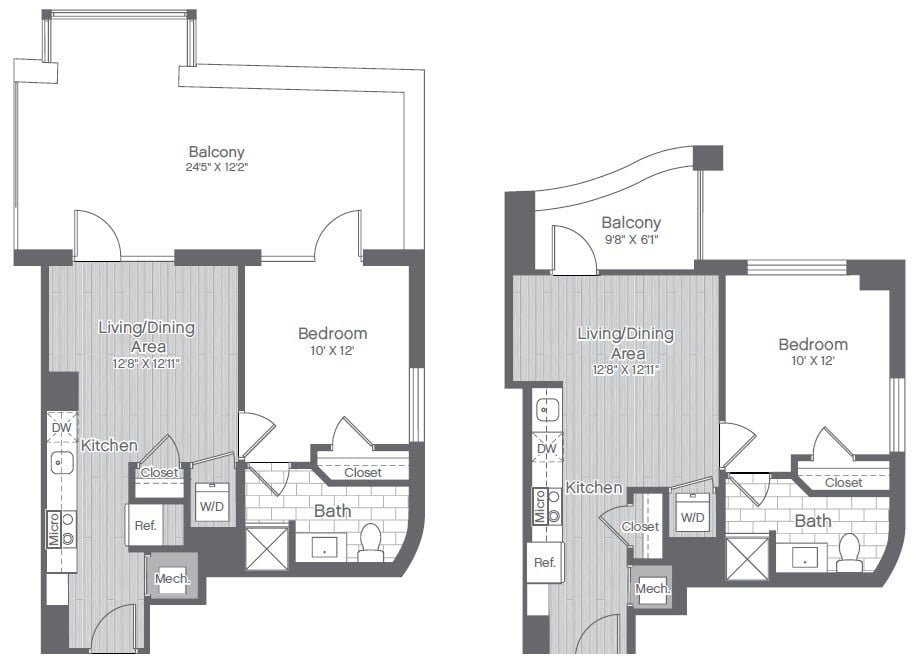 1 Bed/1 Bath-A3 floor plan