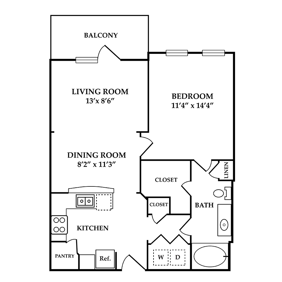 A2 floor plan