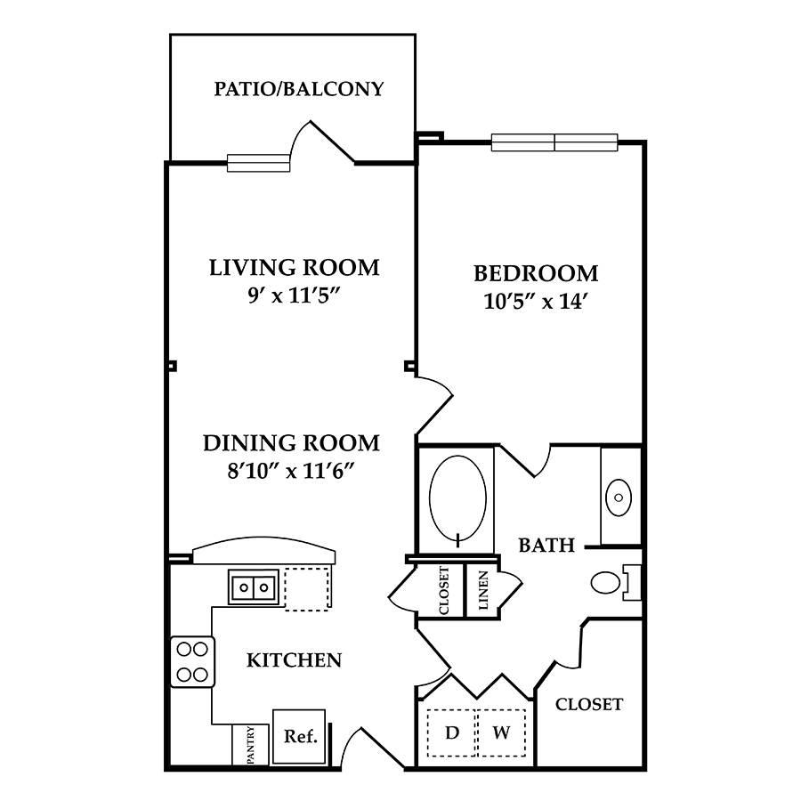 A1 floor plan