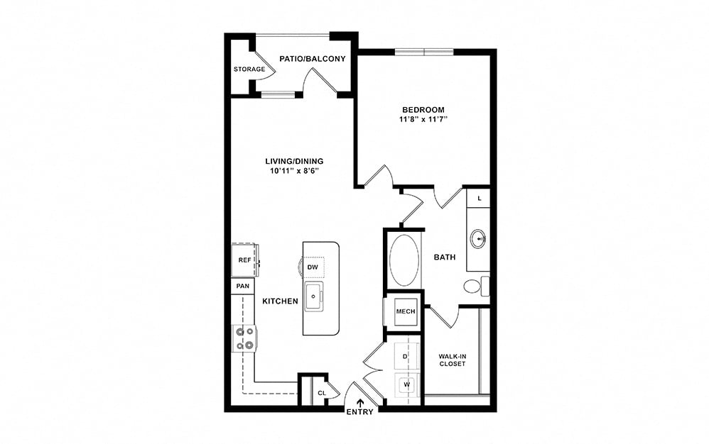 The Canal - A2 floor plan