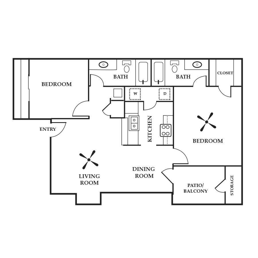 B floor plan