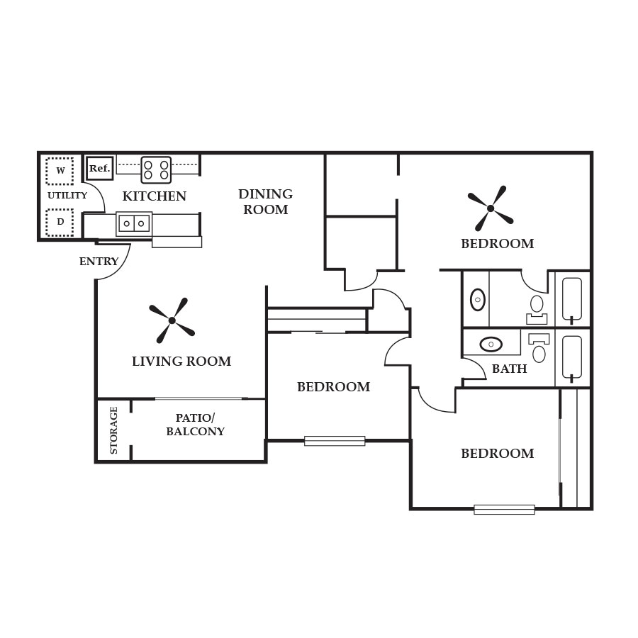 D floor plan