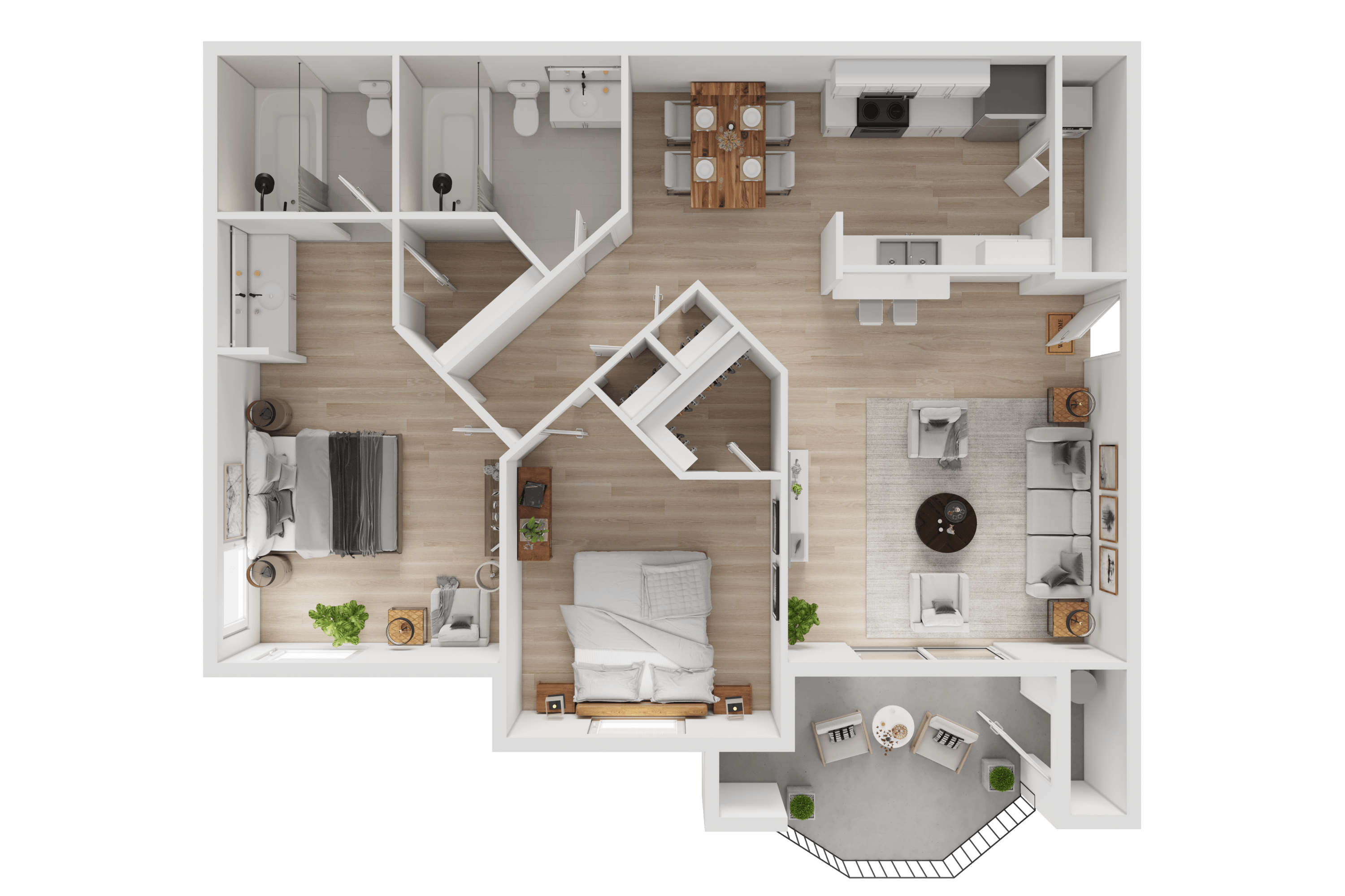 B2 floor plan