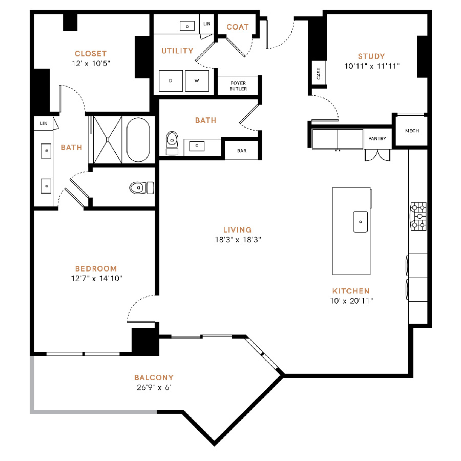 PH4 floor plan