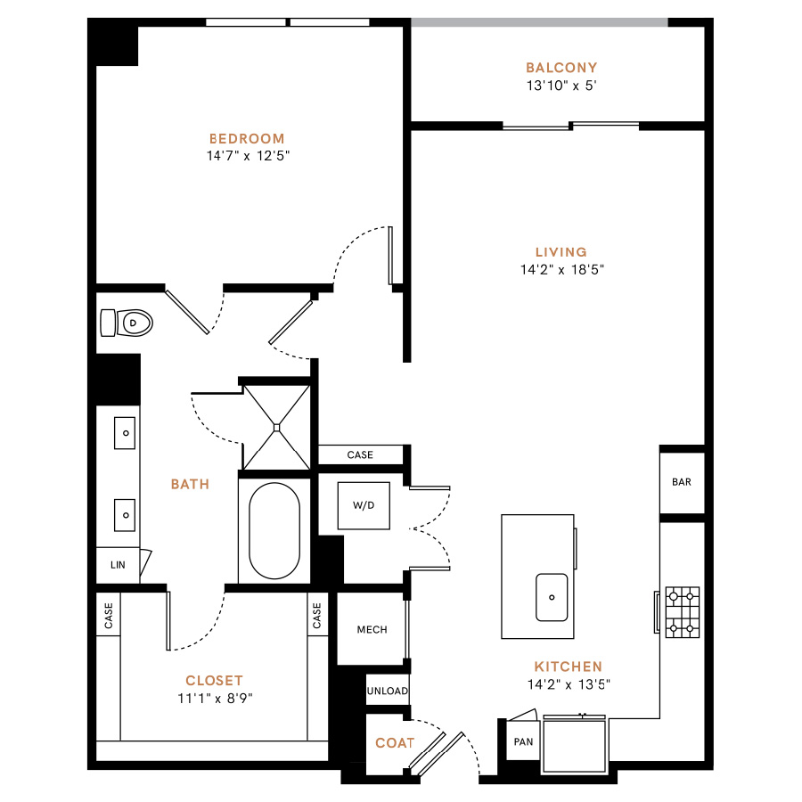 A6 floor plan