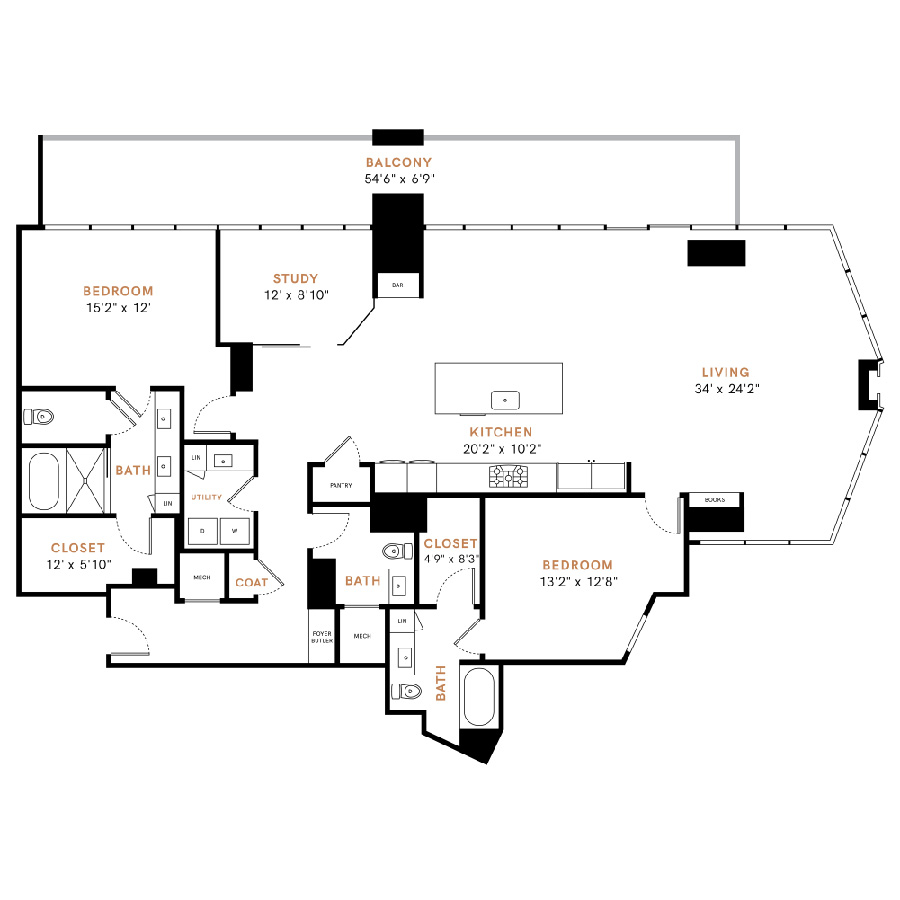 PH8 floor plan