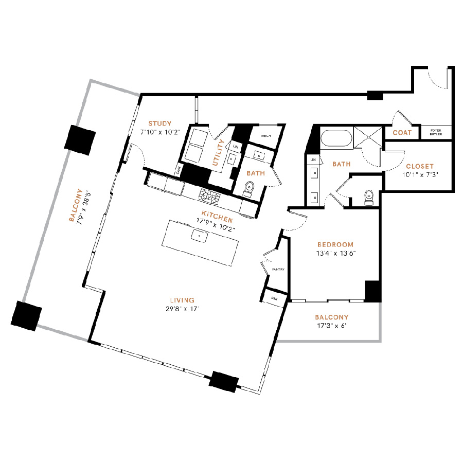 PH7 floor plan