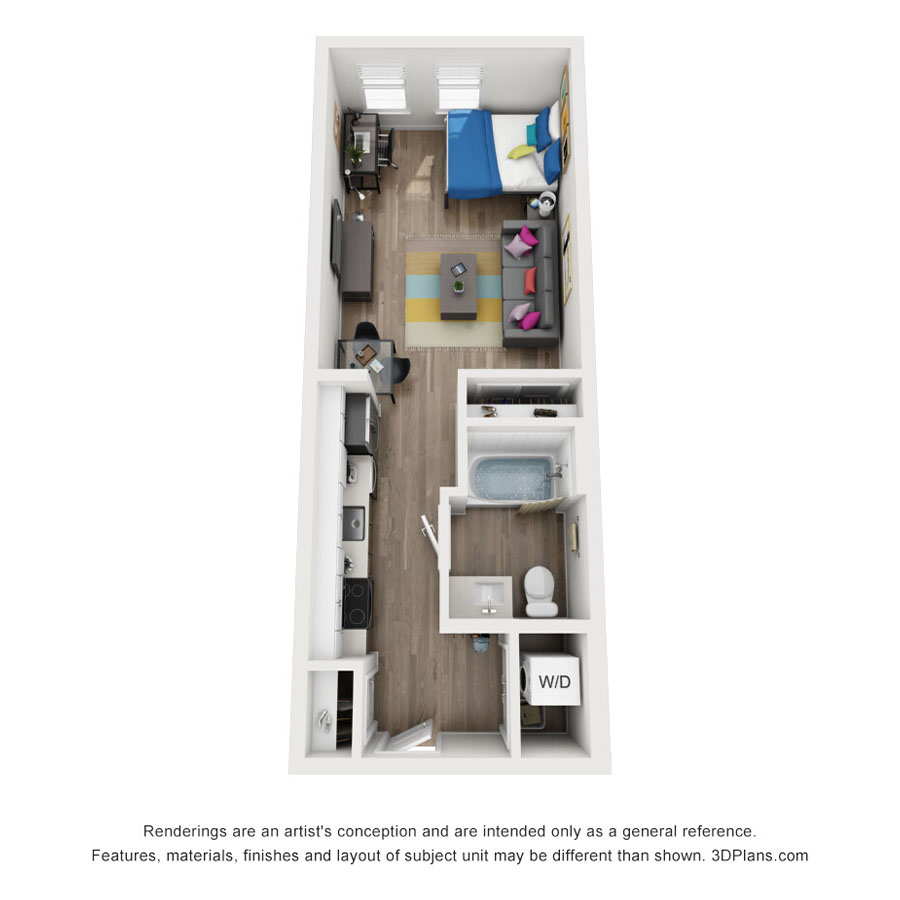 Studio floor plan