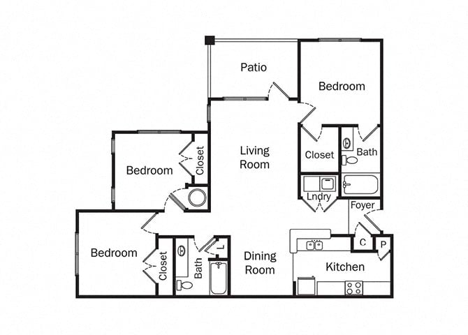 Ellington floor plan