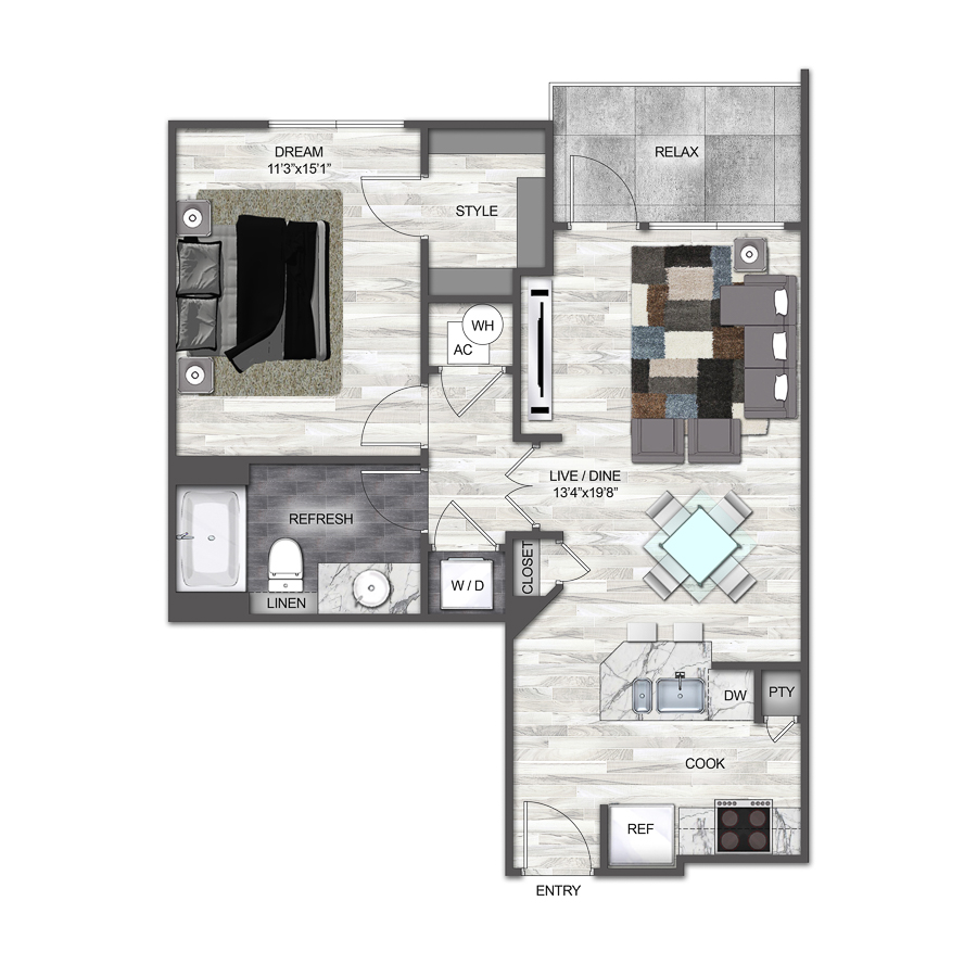 A1 floor plan