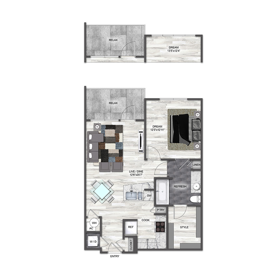 A2 floor plan