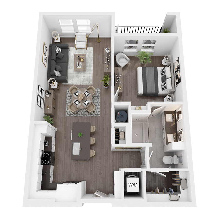 A2 floor plan