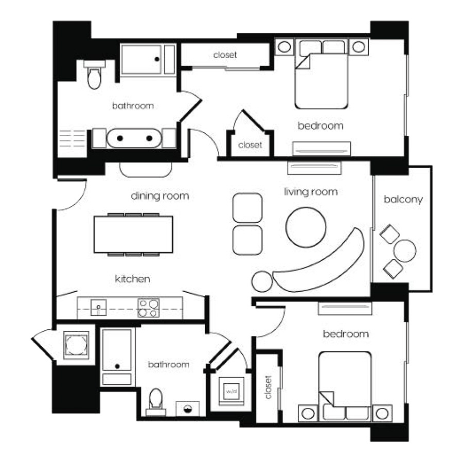 B2 floor plan