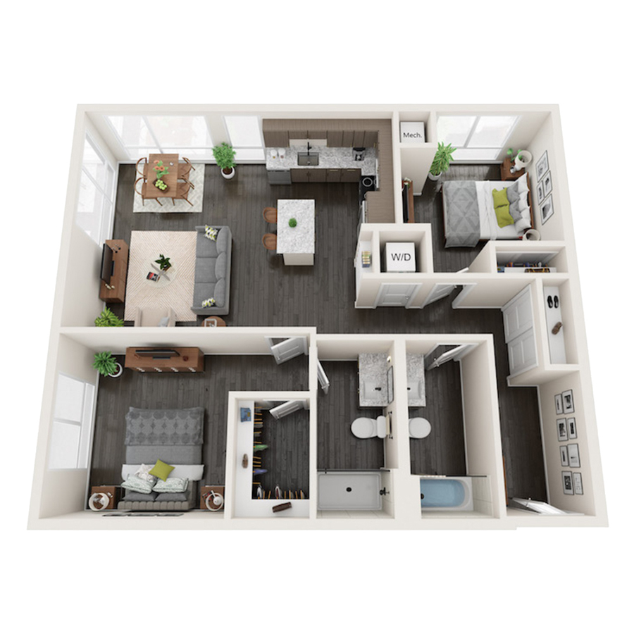C.4 floor plan