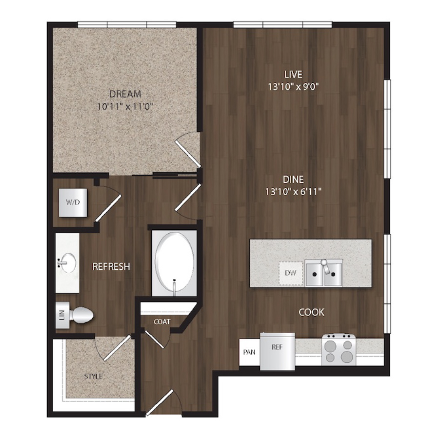 A9 A floor plan