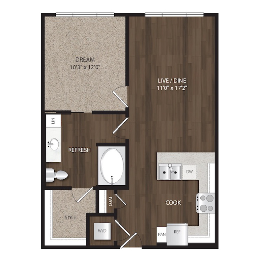 A6 B floor plan